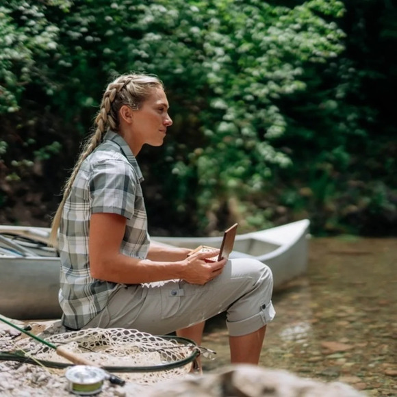 KUHL Splash Roll Up Hiking Pants Women 6 reg tan - Picture 14 of 15